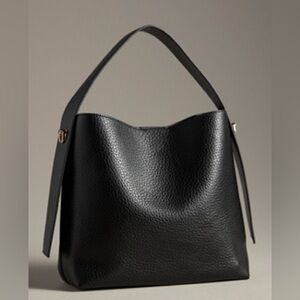 Women’s Anthropologie Slouchy Box Bag Black New
